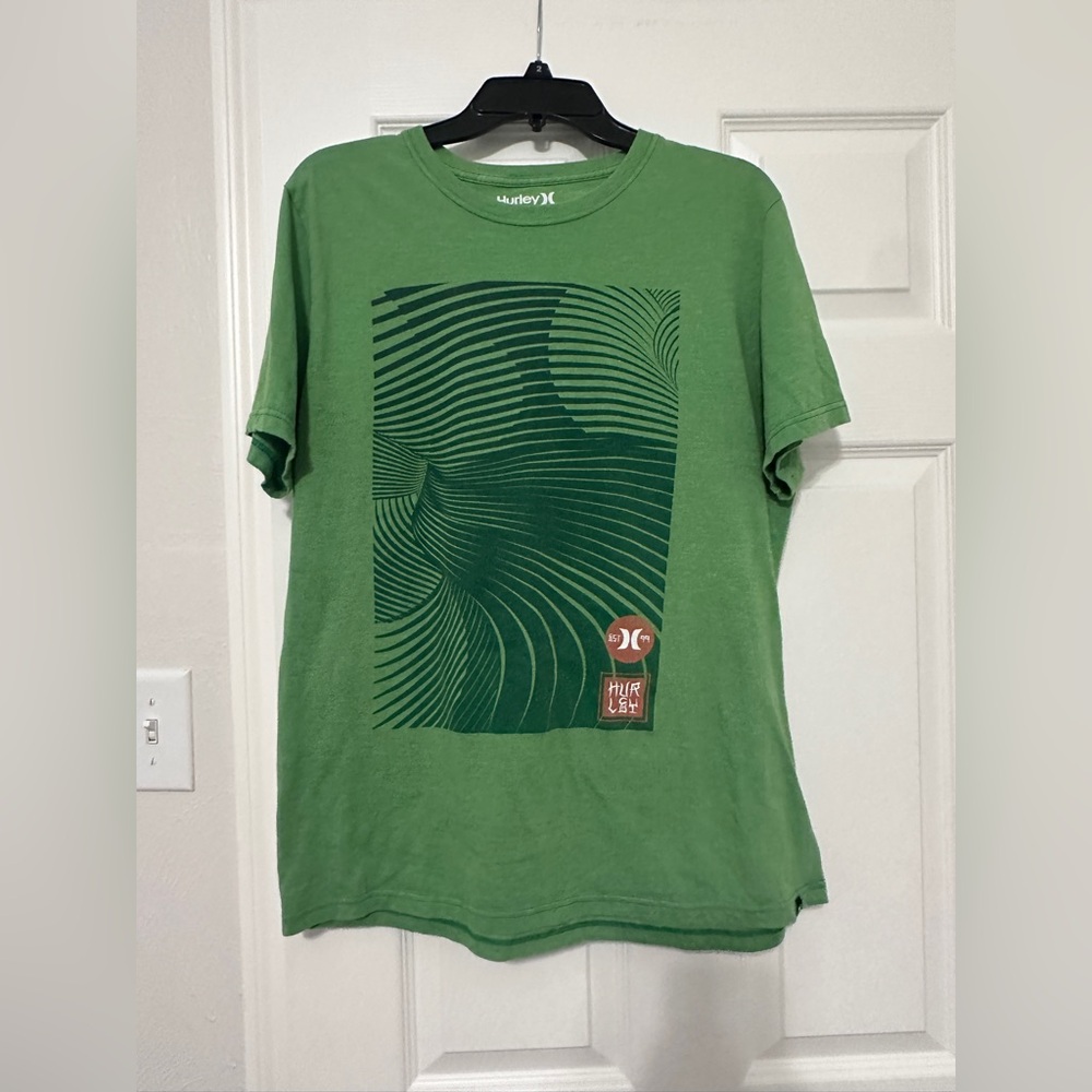 Green Hurley T shirt size large